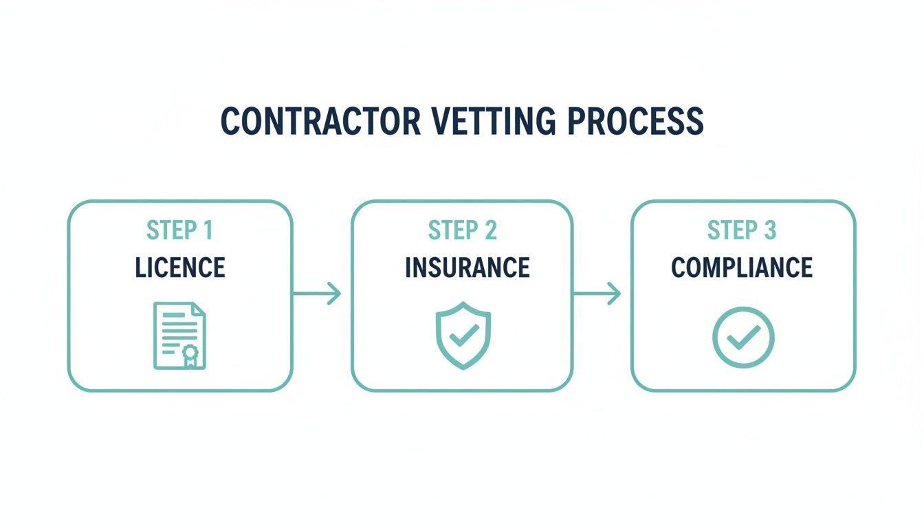 Contractor Vetting Process Flowchart A Complete Guide to Hiring Commercial Electrical Contractors in Brisbane
